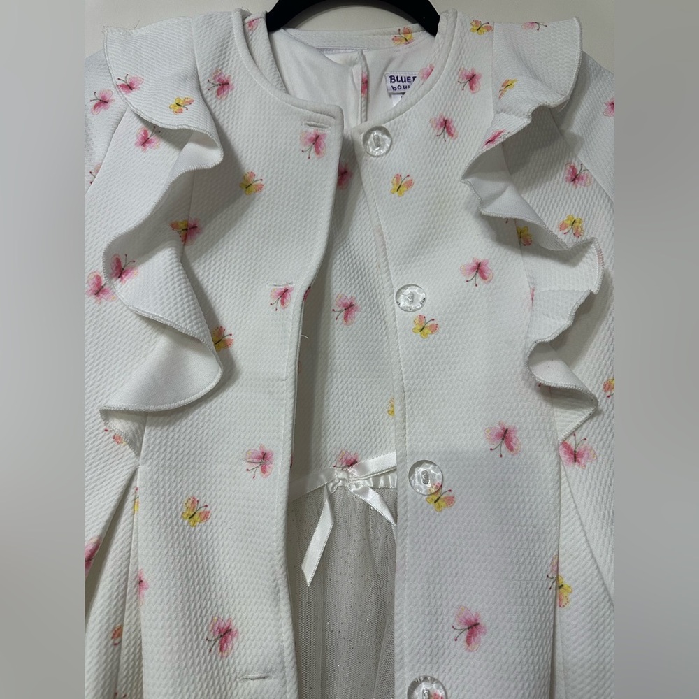 Blueberi boulevard Coat and Dress set Size 12 - Picture 2 of 7
